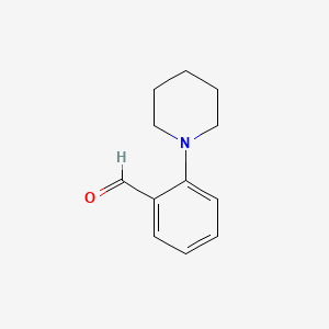 2-(Piperidin-1-yl)benzaldehyde chemical structure (CAS 34595-26-1)