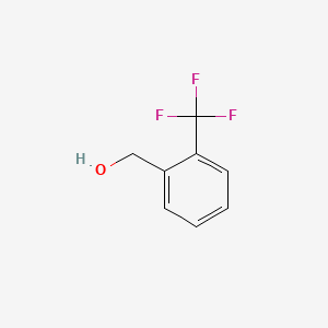 (2-(Trifluoromethyl)phenyl)methanol chemical structure (CAS 346-06-5)