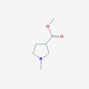 Methyl 1-methylpyrrolidine-3-carboxylate chemical structure (CAS 34616-29-0)