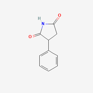 3-Phenylpyrrolidine-2,5-dione chemical structure (CAS 3464-18-4)