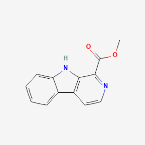 1-Methoxycarbonyl-beta-Carboline chemical structure (CAS 3464-66-2)