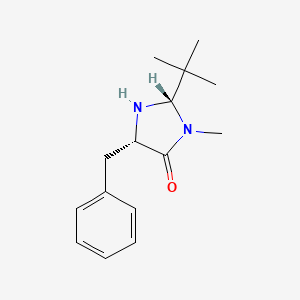 (2S,5S)-5-Benzyl-2-(tert-butyl)-3-methylimidazolidin-4-one chemical structure (CAS 346440-54-8)