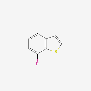 7-Fluorobenzo[b]thiophene chemical structure (CAS 346592-74-3)