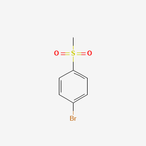 1-Bromo-4-(methylsulfonyl)benzene chemical structure (CAS 3466-32-8)