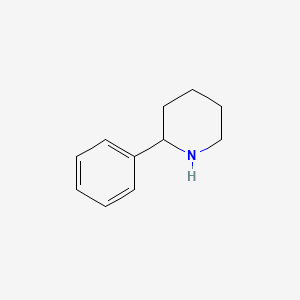 2-Phenylpiperidine chemical structure (CAS 3466-80-6)