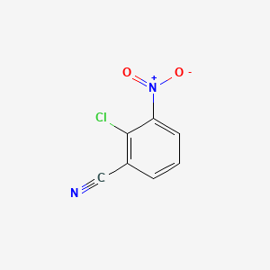 2-Chloro-3-nitrobenzonitrile chemical structure (CAS 34662-24-3)