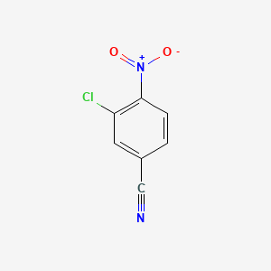 3-Chloro-4-nitrobenzonitrile chemical structure (CAS 34662-29-8)
