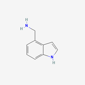 (1H-Indol-4-yl)methanamine chemical structure (CAS 3468-18-6)