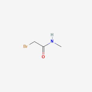 2-Bromo-N-methylacetamide chemical structure (CAS 34680-81-4)