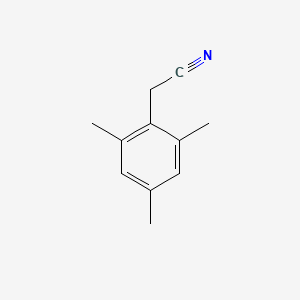 2-Mesitylacetonitrile chemical structure (CAS 34688-71-6)