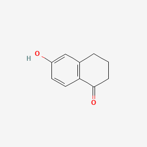 6-Hydroxy-1-tetralone chemical structure (CAS 3470-50-6)