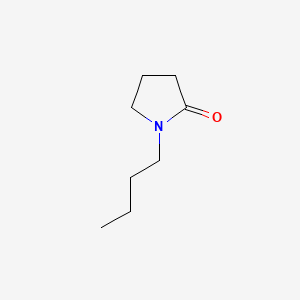 1-Butylpyrrolidin-2-one chemical structure (CAS 3470-98-2)