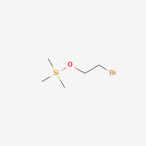 (2-Bromoethoxy)trimethylsilane chemical structure (CAS 34714-03-9)