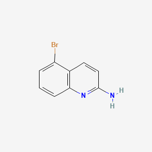 5-Bromoquinolin-2-amine chemical structure (CAS 347146-12-7)
