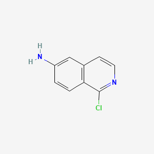 1-Chloroisoquinolin-6-amine chemical structure (CAS 347146-33-2)