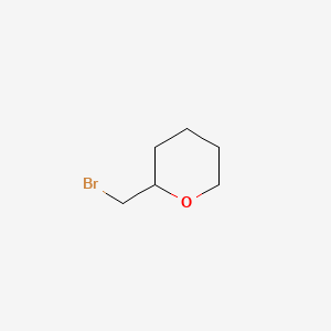 2-(Bromomethyl)tetrahydro-2H-pyran chemical structure (CAS 34723-82-5)