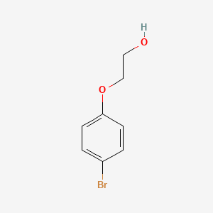 2-(4-Bromophenoxy)ethanol chemical structure (CAS 34743-88-9)