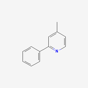4-Methyl-2-phenylpyridine chemical structure (CAS 3475-21-6)