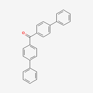 Di([1,1'-biphenyl]-4-yl)methanone chemical structure (CAS 3478-90-8)