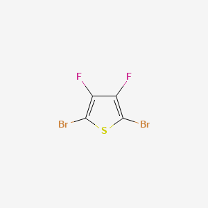 2,5-Dibromo-3,4-difluorothiophene chemical structure (CAS 347838-15-7)