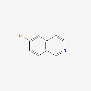 6-Bromoisoquinoline chemical structure (CAS 34784-05-9)