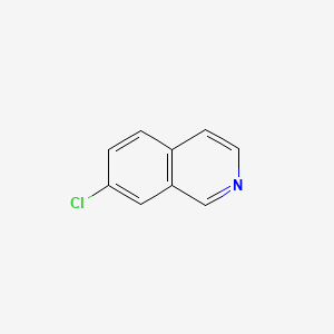7-Chloroisoquinoline chemical structure (CAS 34784-06-0)