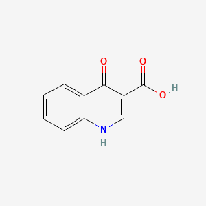 4-Hydroxyquinoline-3-carboxylic acid chemical structure (CAS 34785-11-0)
