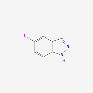 5-Fluoro-1H-indazole chemical structure (CAS 348-26-5)