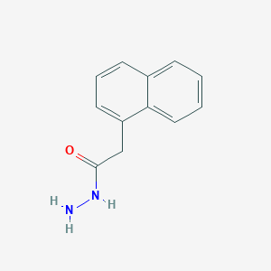 2-(Naphthalen-1-yl)acetohydrazide chemical structure (CAS 34800-90-3)
