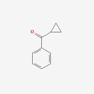 Cyclopropyl(phenyl)methanone chemical structure (CAS 3481-02-5)