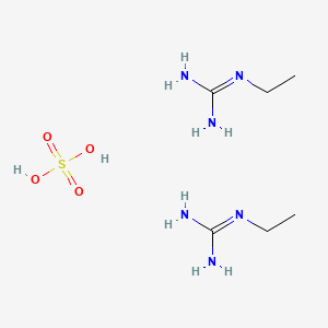 1-Ethylguanidine hemisulfate chemical structure (CAS 3482-86-8)