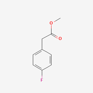 Methyl 2-(4-fluorophenyl)acetate chemical structure (CAS 34837-84-8)