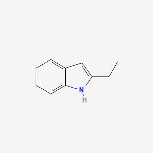 2-Ethyl-1H-indole chemical structure (CAS 3484-18-2)