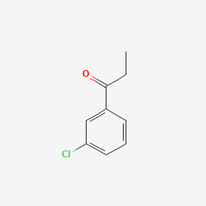 1-(3-Chlorophenyl)propan-1-one chemical structure (CAS 34841-35-5)