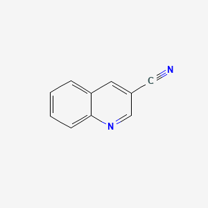 3-Cyanoquinoline chemical structure (CAS 34846-64-5)