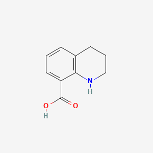 1,2,3,4-Tetrahydroquinoline-8-carboxylic acid chemical structure (CAS 34849-19-9)