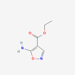 Ethyl 5-aminoisoxazole-4-carboxylate chemical structure (CAS 34859-64-8)