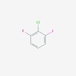 1-Chloro-2-fluoro-6-iodobenzene chemical structure (CAS 348642-49-9)