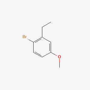 1-Bromo-2-ethyl-4-methoxybenzene chemical structure (CAS 34881-44-2)