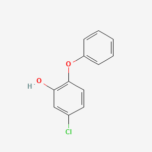 5-Chloro-2-phenoxyphenol chemical structure (CAS 3489-83-6)