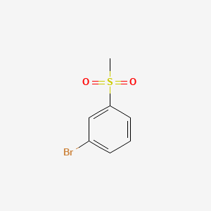 1-Bromo-3-(methylsulfonyl)benzene chemical structure (CAS 34896-80-5)