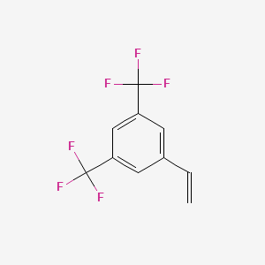 3,5-Bis(trifluoromethyl)styrene chemical structure (CAS 349-59-7)