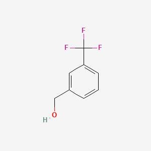 (3-(Trifluoromethyl)phenyl)methanol chemical structure (CAS 349-75-7)