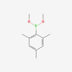 Dimethyl mesitylboronate chemical structure (CAS 34907-53-4)