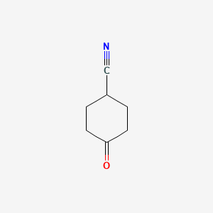 4-Oxo-cyclohexanecarbonitrile chemical structure (CAS 34916-10-4)