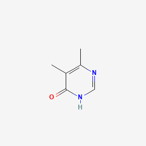 5,6-Dimethylpyrimidin-4-ol chemical structure (CAS 34916-78-4)
