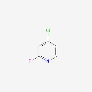 4-Chloro-2-fluoropyridine chemical structure (CAS 34941-92-9)
