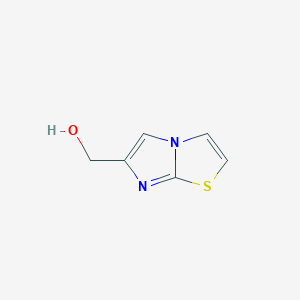 Imidazo[2,1-b]thiazol-6-ylmethanol chemical structure (CAS 349480-74-6)