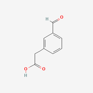 2-(3-Formylphenyl)acetic acid chemical structure (CAS 34956-29-1)