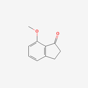 7-Methoxy-2,3-dihydro-1H-inden-1-one chemical structure (CAS 34985-41-6)